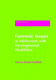 Couverture_Forensic Issues in Adolescents with Developmental Disabilities