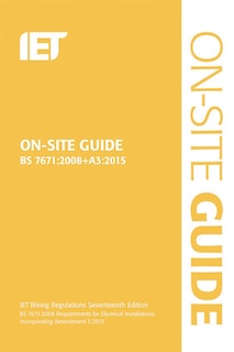 Front cover_On-Site Guide (BS 7671:2008+A3:2015)