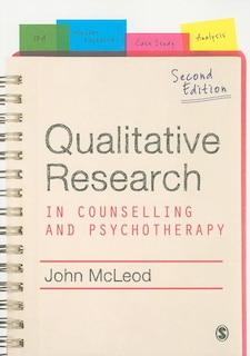 Qualitative Research In Counselling And Psychotherapy