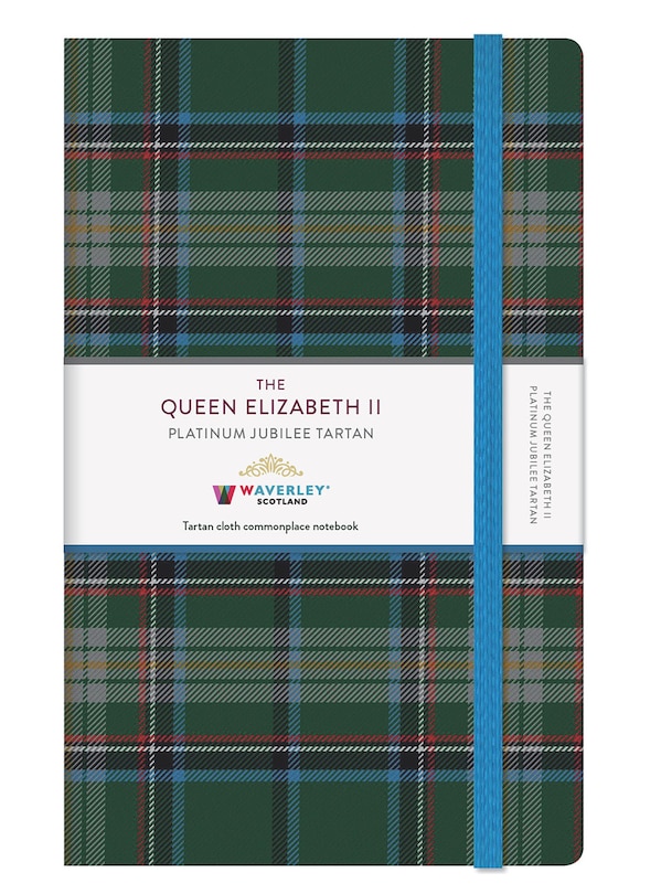 Couverture_Tartan NB- Large Queen Elizabeth II Platinum Jubilee 21x13