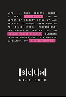 Front cover_SCUM Manifesto