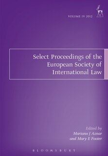 Couverture_Select Proceedings of the European Society of International Law, Volume 4, 2012