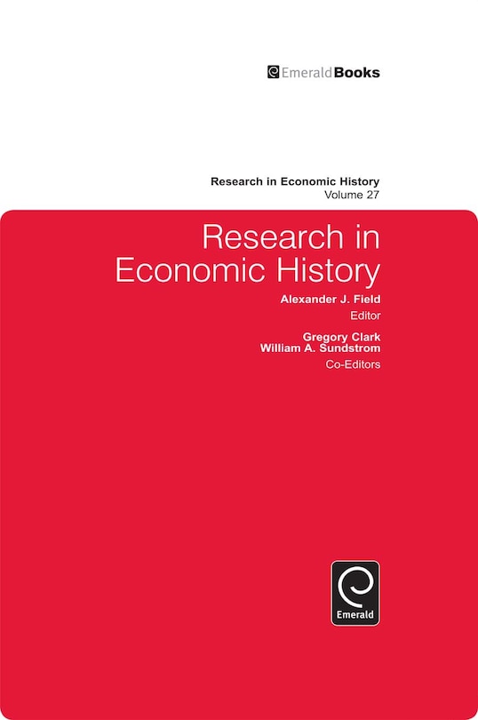 Front cover_Research in Economic History