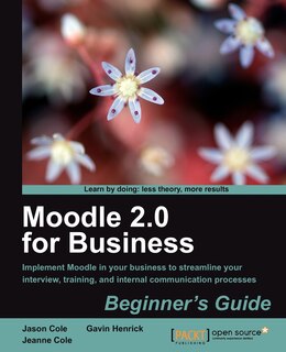 Front cover_Moodle 2.0 for Business Beginner's Guide