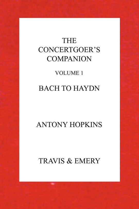 Couverture_The Concertgoer's Companion - Bach to Haydn
