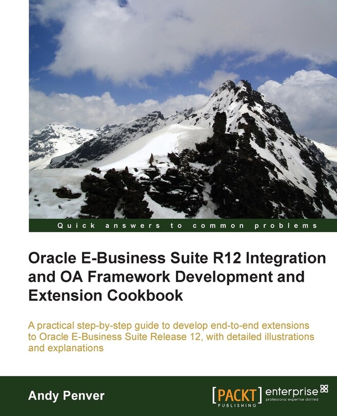 Front cover_Oracle E-Business Suite R12 Integration and OA Framework Development and Extension Cookbook