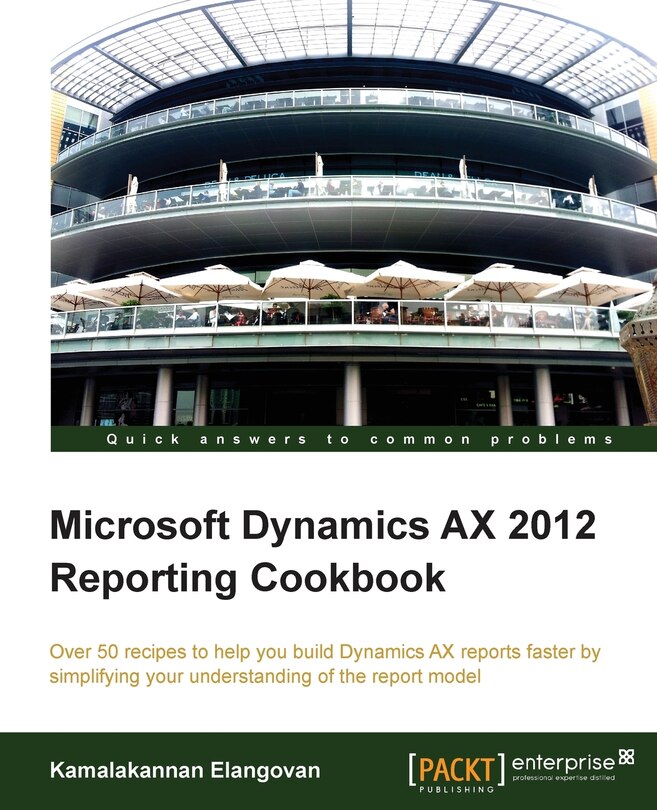 Couverture_Microsoft Dynamics Ax 2012 Reporting Cookbook