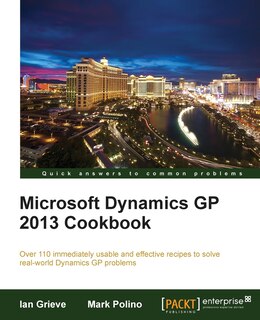 Front cover_Microsoft Dynamics GP 2013 Cookbook