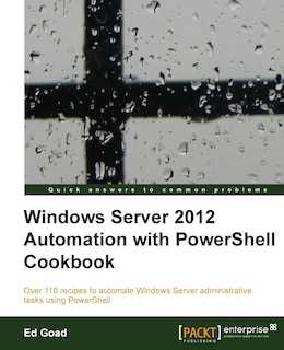 Couverture_Windows Server 2012 Automation with Powershell Cookbook