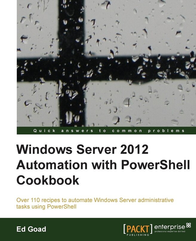 Couverture_Windows Server 2012 Automation with Powershell Cookbook
