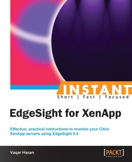 Front cover_Instant EdgeSight for XenApp