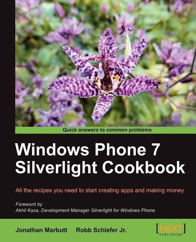 Front cover_Windows Phone 7 Silverlight Cookbook