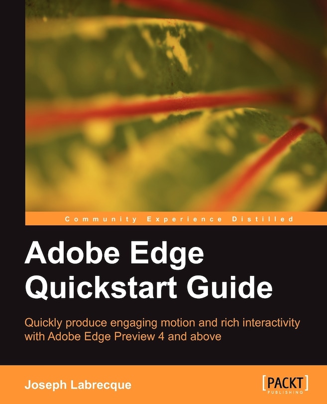 Front cover_Adobe Edge QuickStart Guide