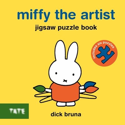 Front cover_Miffy the Artist - Jigsaw Puzzle Book