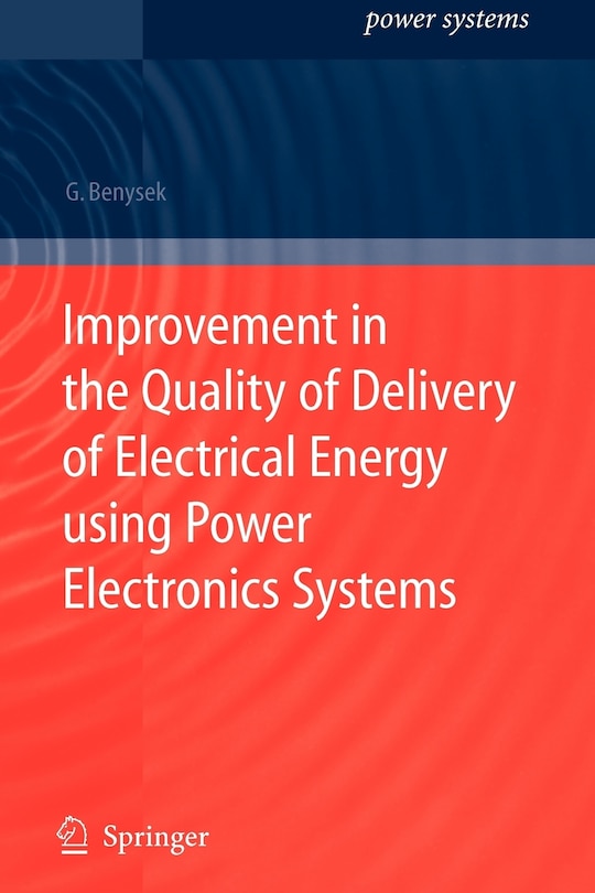 Couverture_Improvement in the Quality of Delivery of Electrical Energy using Power Electronics Systems