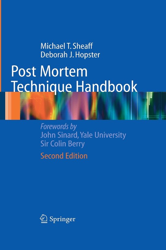 Front cover_Post Mortem Technique Handbook