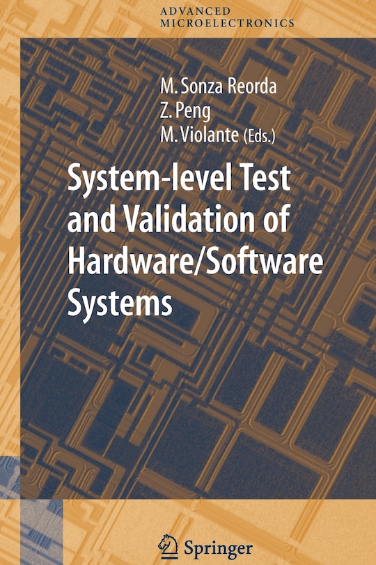 Couverture_System-level Test and Validation of Hardware/Software Systems