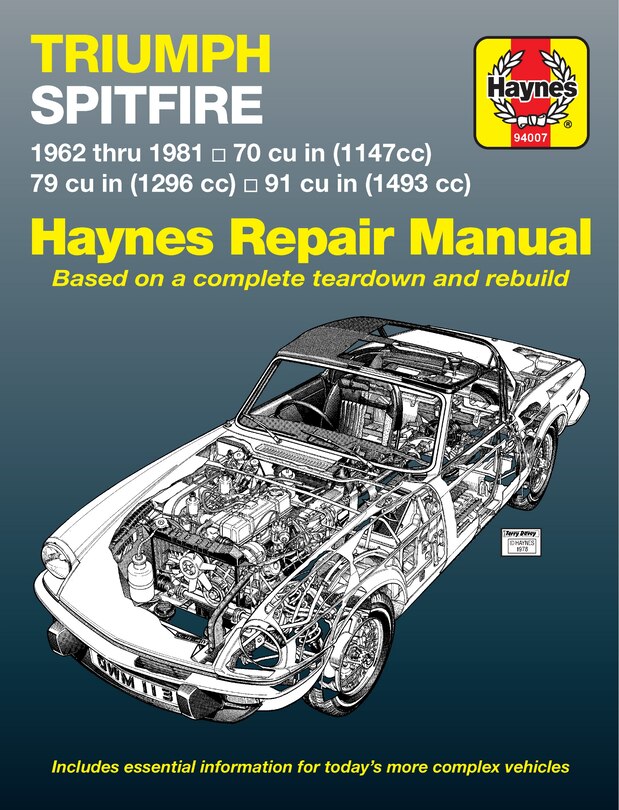 Front cover_Triumph Spitfire 1962-81