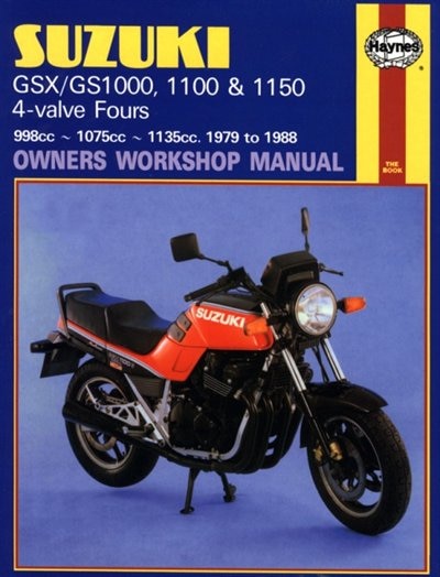 Front cover_Suzuki GSX/GS1000, 1100 & 1150 4-valve Fours Owners Workshop Manual, No. M737