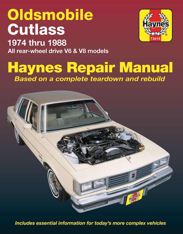Front cover_Oldsmobile Cutlass, 1974-1988