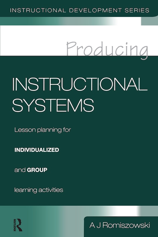 Couverture_Producing Instructional Systems