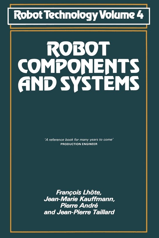 Front cover_Robot Components and Systems