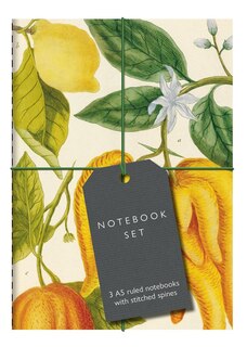Couverture_Botanical Art Notebook Set - Lemon, Chillis And Apples