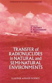 Front cover_Transfer of Radionuclides in Natural and Semi-Natural Environments