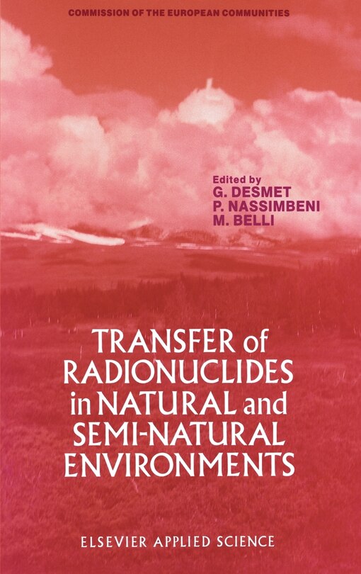 Front cover_Transfer of Radionuclides in Natural and Semi-Natural Environments