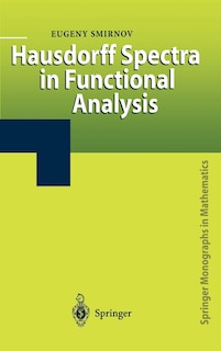 Front cover_Hausdorff Spectra in Functional Analysis