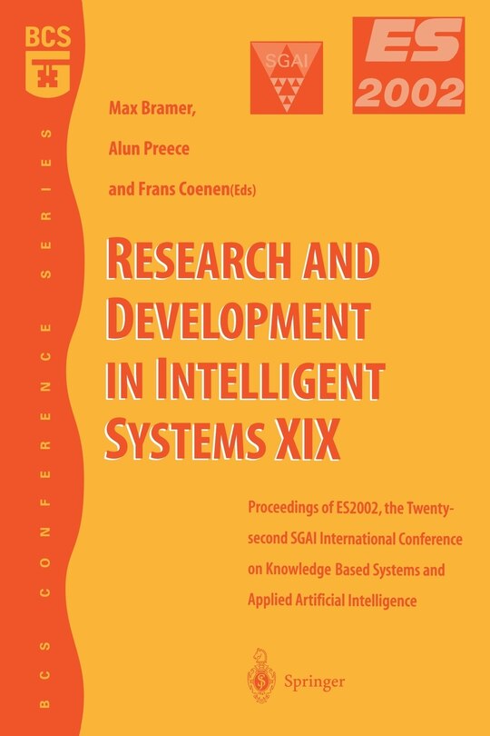 Front cover_Research and Development in Intelligent Systems XIX