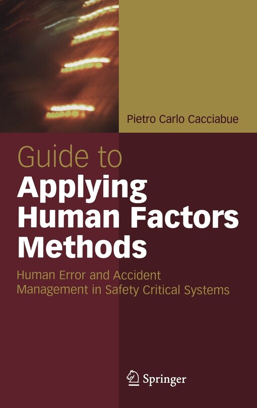 Front cover_Guide To Applying Human Factors Methods