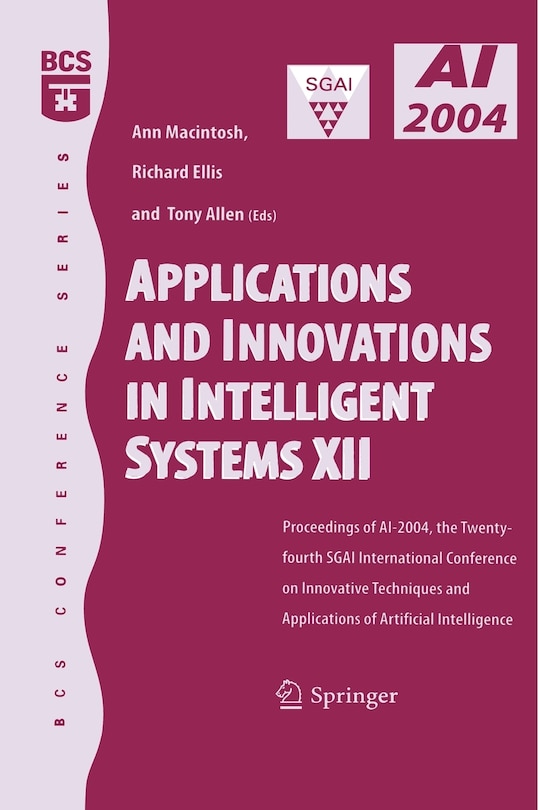 Front cover_Applications and Innovations in Intelligent Systems XII