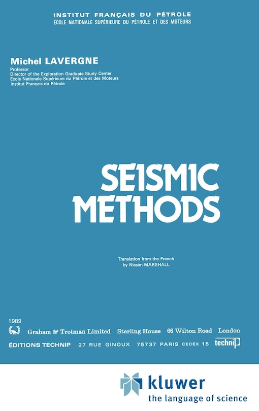 Front cover_Seismic Methods
