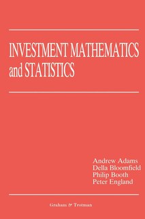 Couverture_Investment Mathematics And Statistics