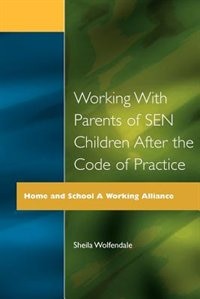 Couverture_Working with Parents of SEN Children after the Code of Practice