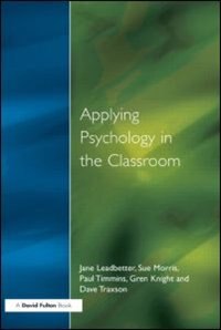 Front cover_Applying Psychology in the Classroom