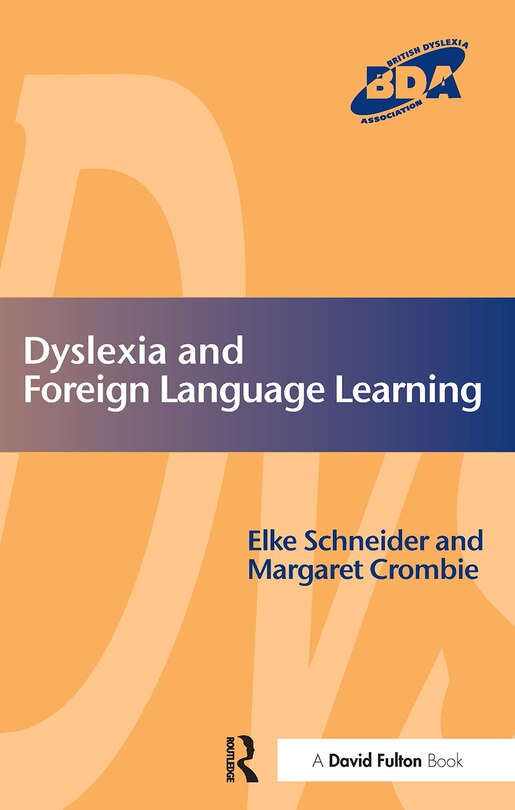 Couverture_Dyslexia and Foreign Language Learning