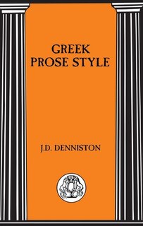 Front cover_Greek Prose Style
