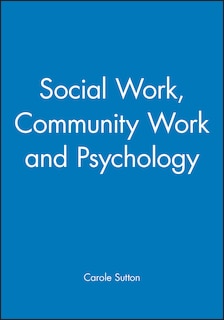 Couverture_Social Work, Community Work and Psychology