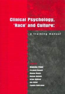 Front cover_Clinical Psychology, 'Race' and Culture