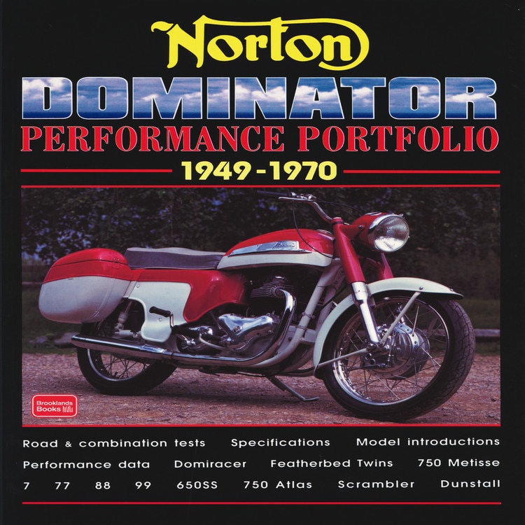 Front cover_Norton Dominator Performance Portfolio 1949-1970