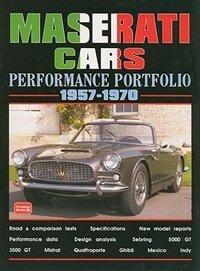 Couverture_Maserati Cars 1957-1970 -Performance Portfolio