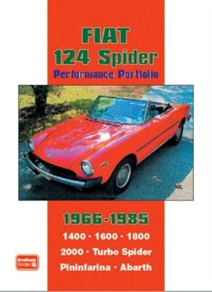 Couverture_Fiat 124 Spider Performance Portfolio 1966-1985