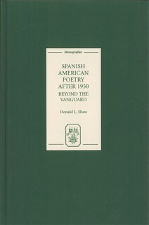 Front cover_Spanish American Poetry after 1950