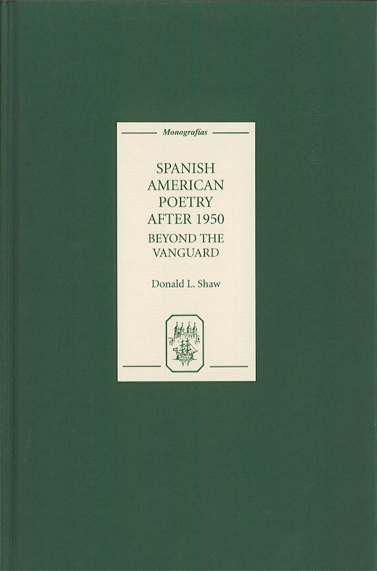 Front cover_Spanish American Poetry after 1950