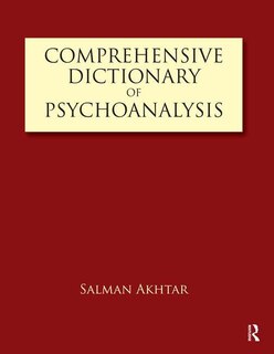Front cover_Comprehensive Dictionary Of Psychoanalysis