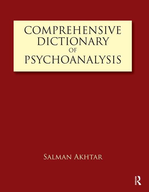 Front cover_Comprehensive Dictionary Of Psychoanalysis
