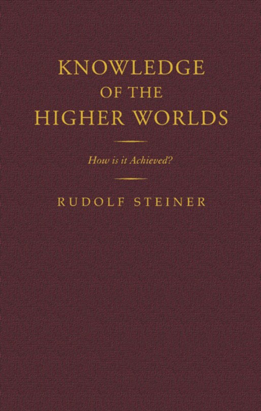 Front cover_Knowledge of the Higher Worlds