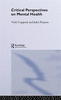 Couverture_Critical Perspectives on Mental Health